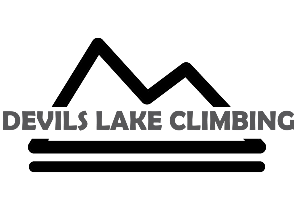 Devils Lake Climbing Logo Bumper Sticker