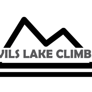 Devils Lake Climbing Logo Bumper Sticker